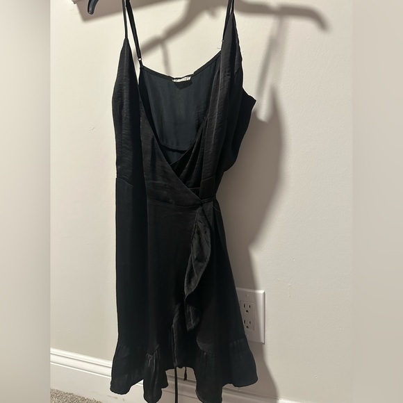 FP Intimately Black Ruffle Mini Dress - Picture 3 of 11